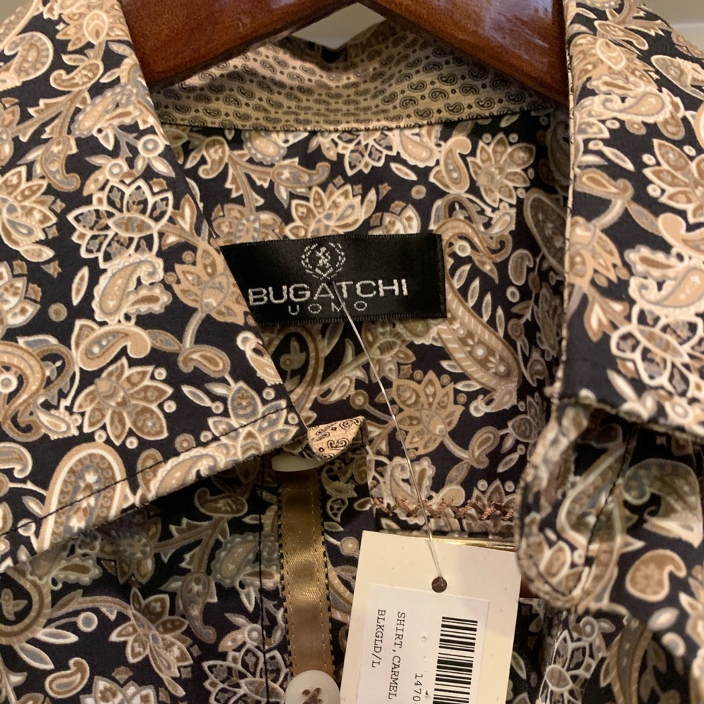 NWT Bugatchi button down size Large